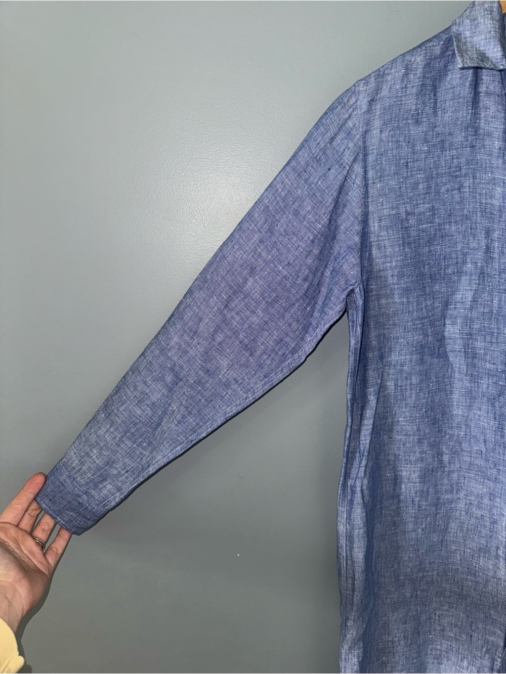 Frank & Eileen Rory Maxi Button down Linen Dress - Picture 5 of 15
